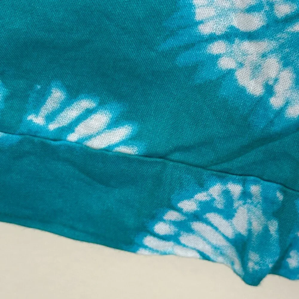 Calypso St Barth/Target Teal Tie Dye Romper Girls 4 / 5 100% Cotton XS